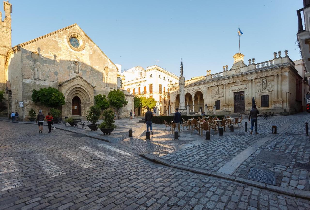 Semiloft Romantico Catedral Con Soleada Azotea Comunitaria Jerez de la Frontera Exteriér fotografie