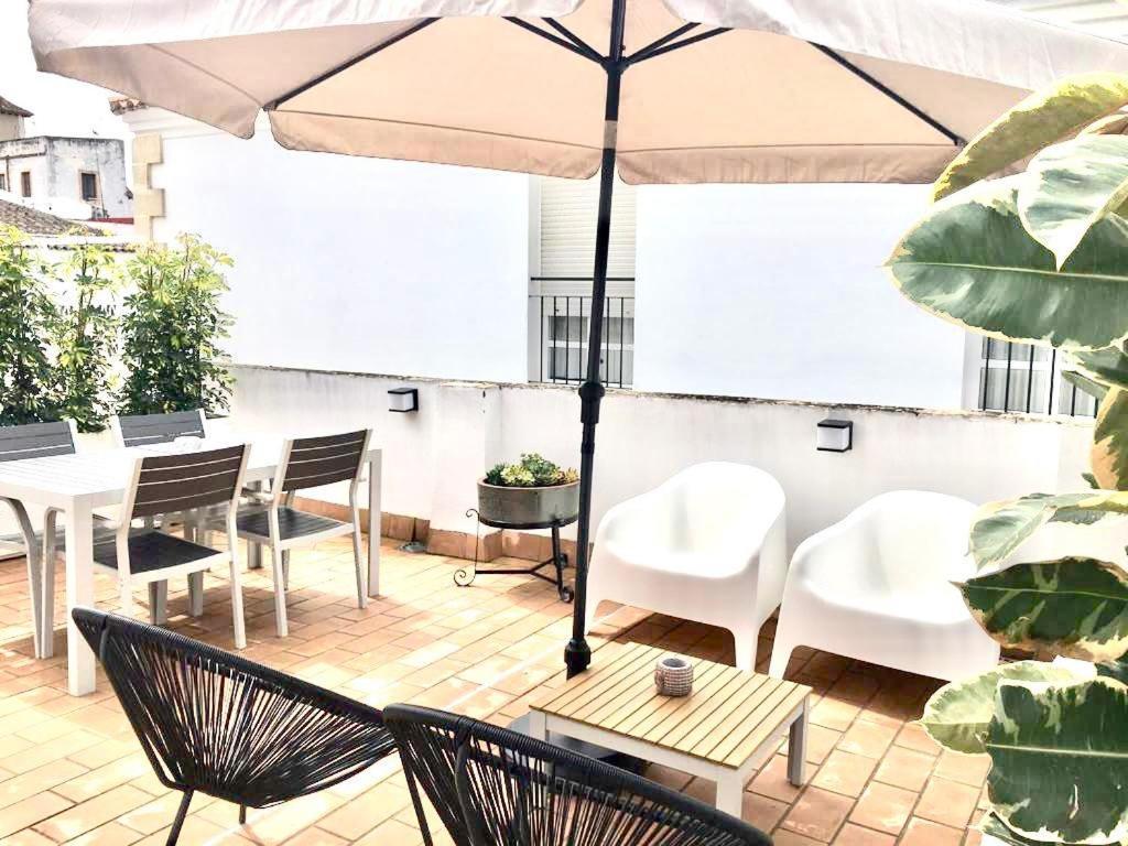 Semiloft Romantico Catedral Con Soleada Azotea Comunitaria Jerez de la Frontera Exteriér fotografie